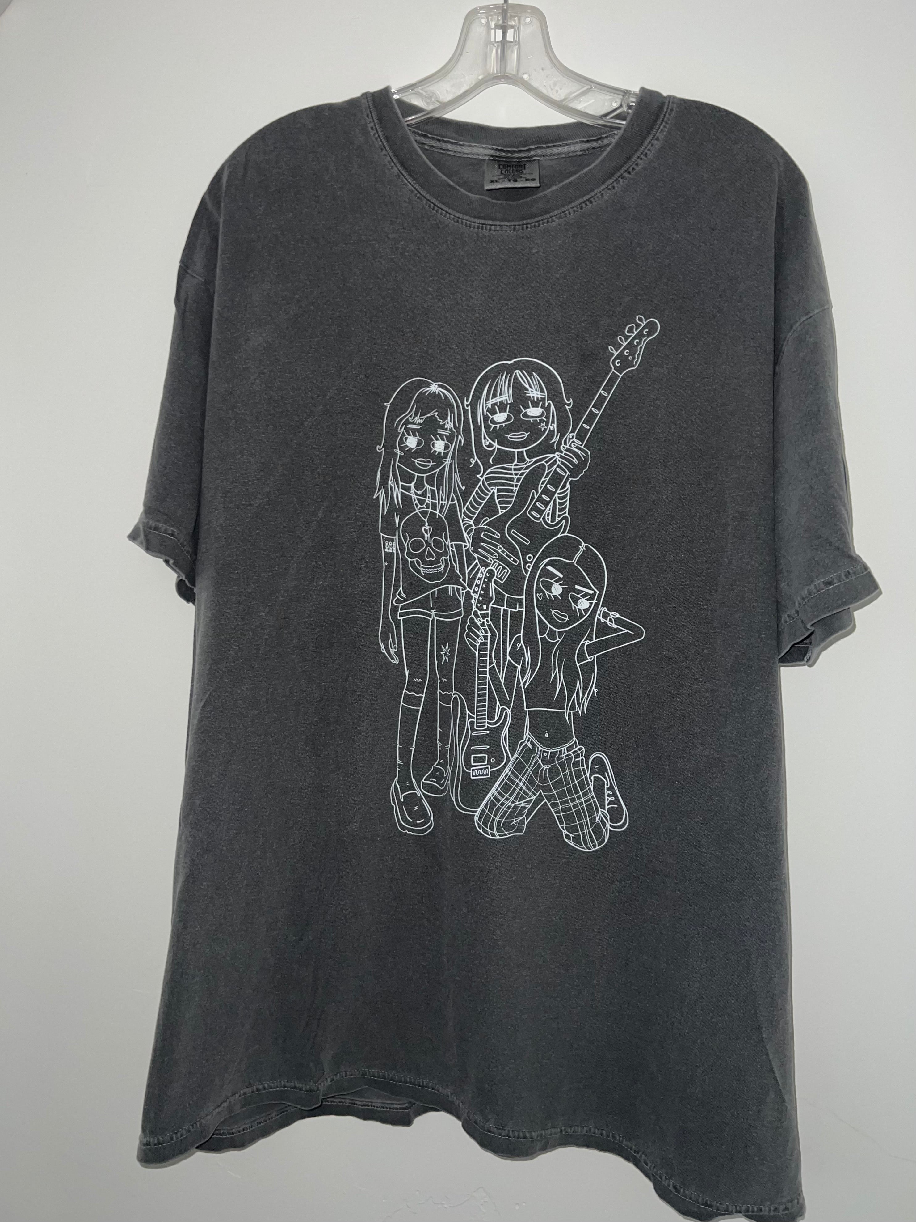 Gray Cartoon Tee