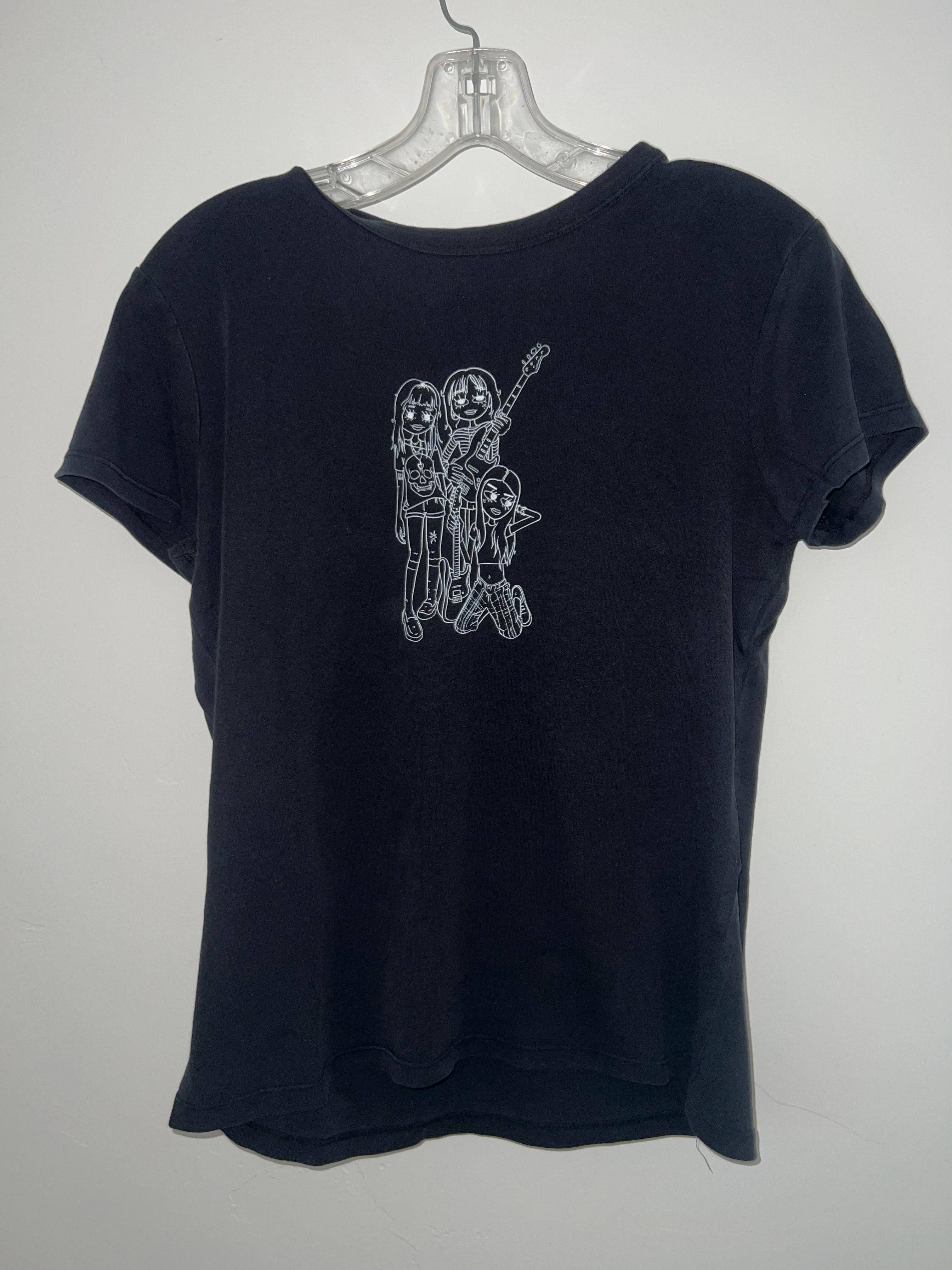 Black Cartoon Tee