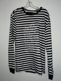 BW Striped Cartoon Long Sleeve