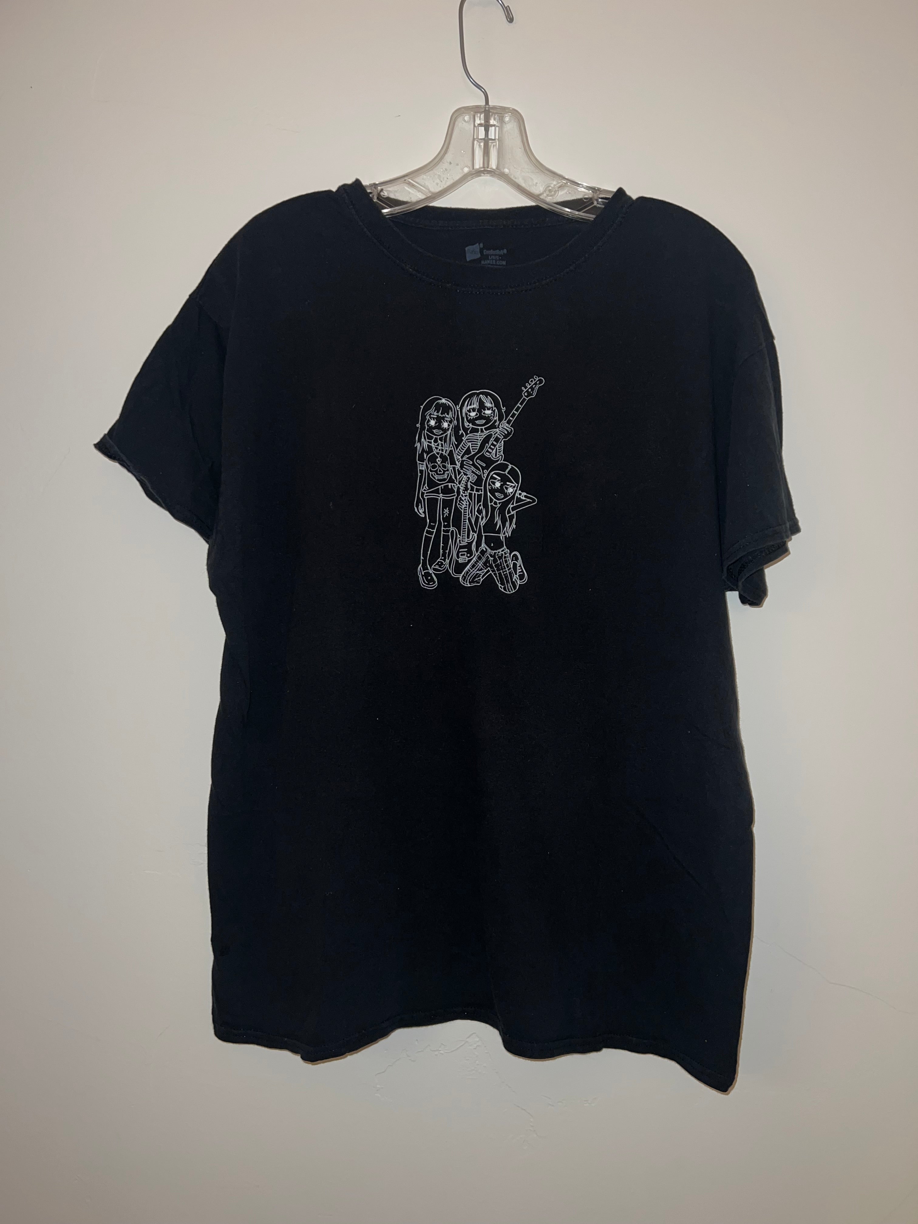 Black Cartoon Tee