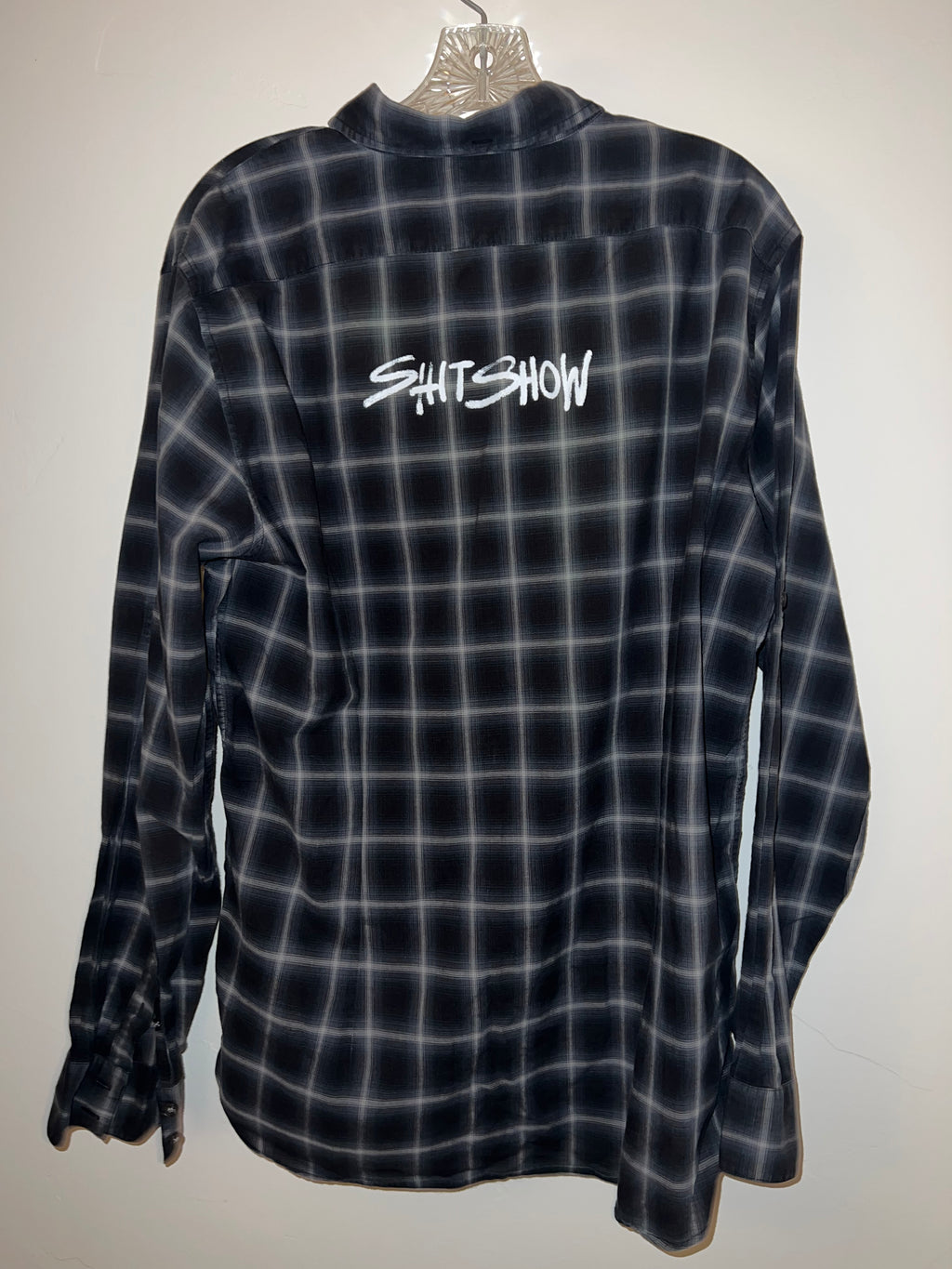 Black n Grey Shitshow Button Long Sleeve
